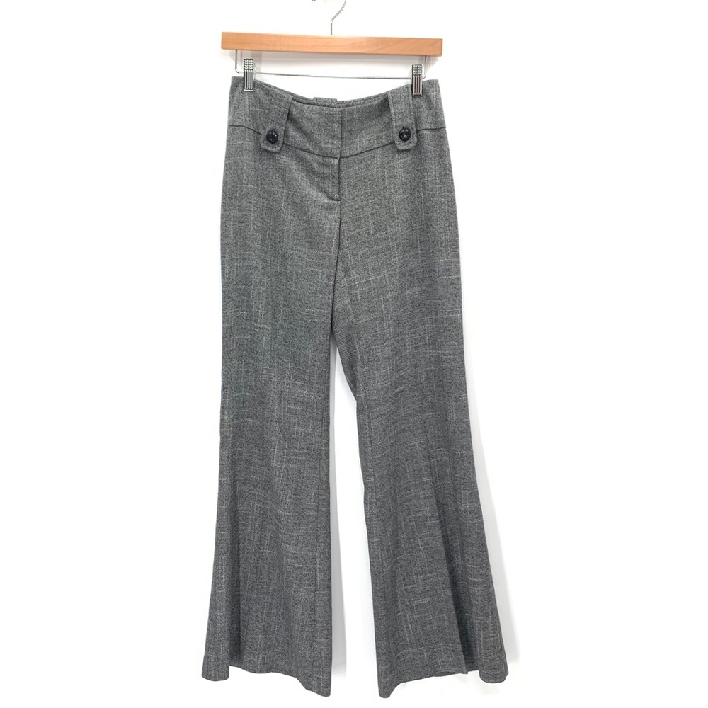 Cache Gray Wide Leg Dress Pants